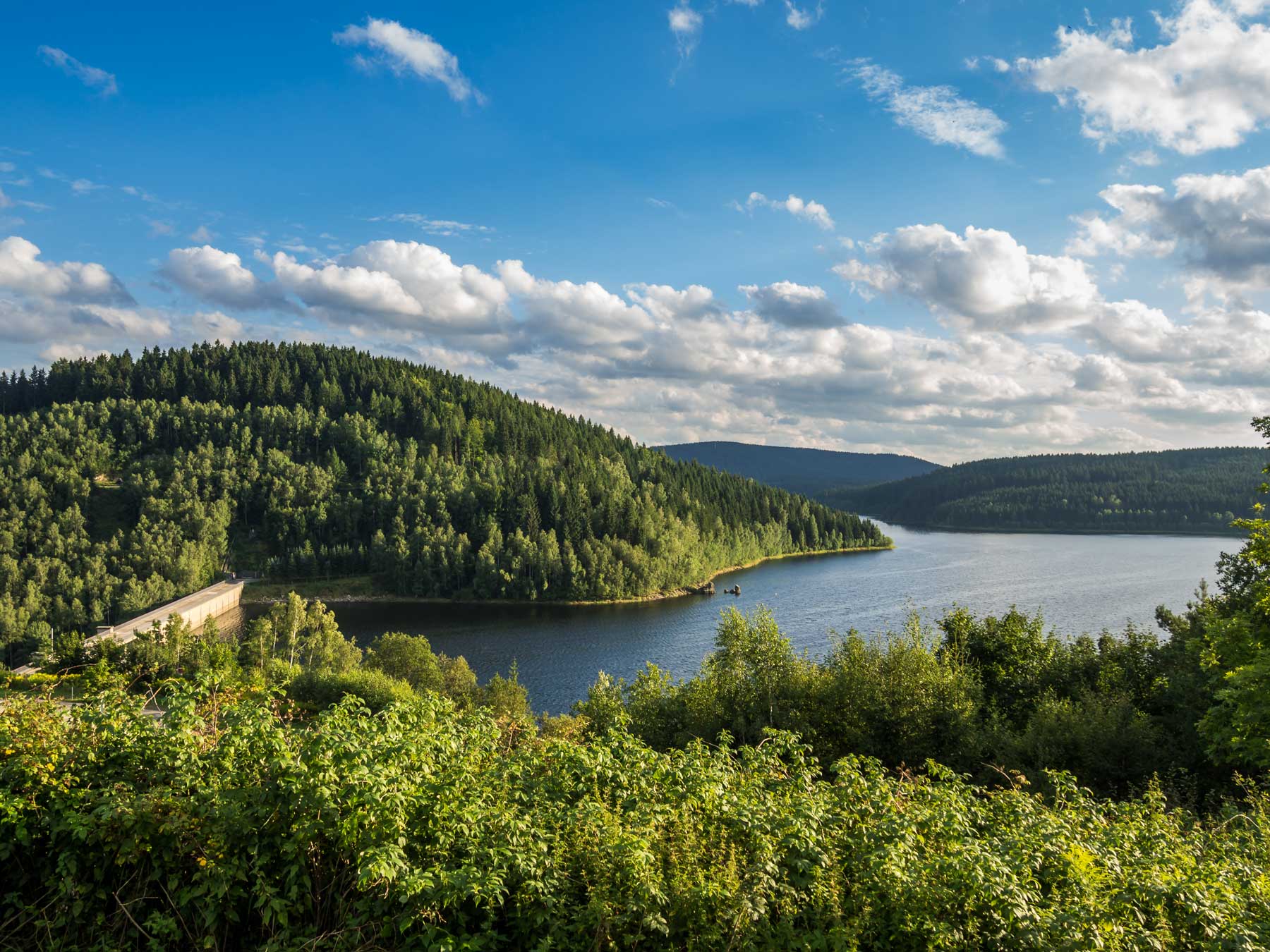 Talsperre Eibenstock im Erzgebirge Talsperre Eibenstock im Erzgebirge